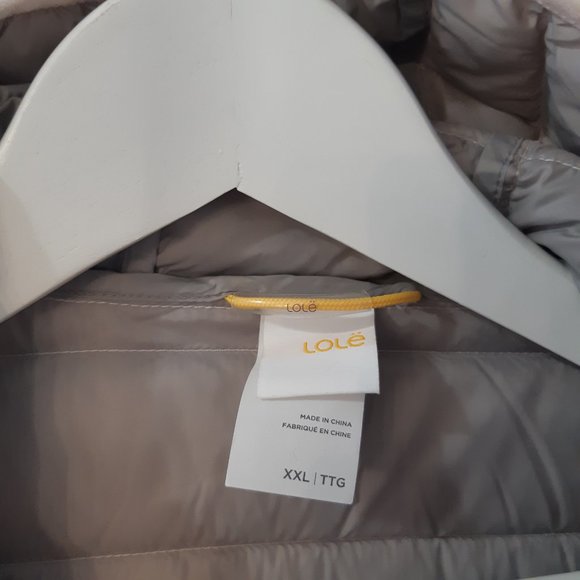 LOLE pink and blue puffer jacket size XXL - Picture 3 of 3